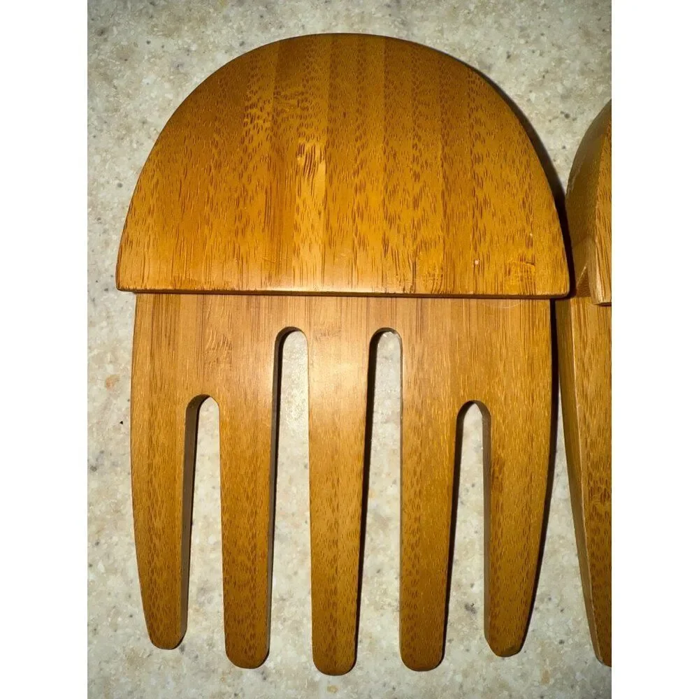 Pampered Chef Bamboo Salad‎ Claw Set